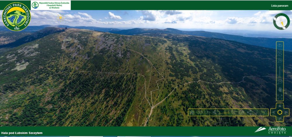 Karkonosze wycieczka wirtualna Karkonoski Park Narodowy